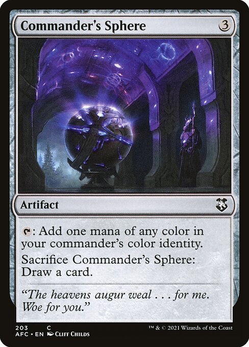 Commander's Sphere (203) [Forgotten Realms Commander]