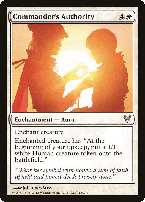 Commander's Authority (13) [Avacyn Restored]