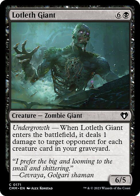 Lotleth Giant (171) [Commander Masters]