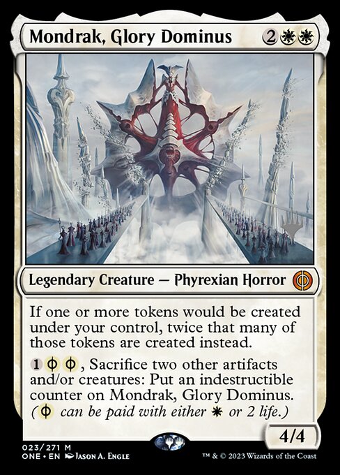 Mondrak, Glory Dominus (23p) [Phyrexia: All Will Be One Promos]