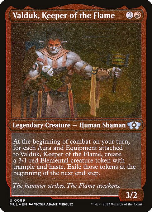 Valduk, Keeper of the Flame (89) [Multiverse Legends]
