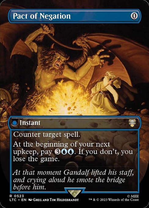 Pact of Negation (523) [Tales of Middle-earth Commander] [Borderless]