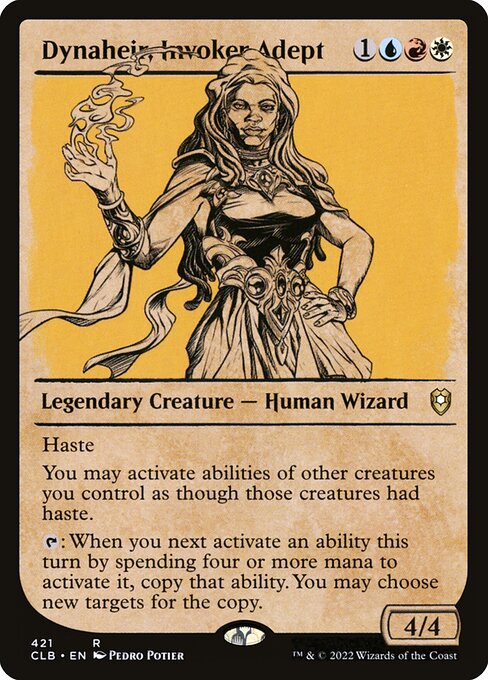 Dynaheir, Invoker Adept (421) [Commander Legends: Battle for Baldur's Gate] [Showcase]