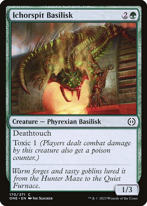 Ichorspit Basilisk (170) [Phyrexia: All Will Be One]