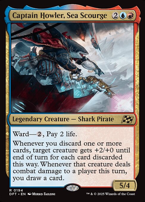 Captain Howler, Sea Scourge (194) [Aetherdrift]