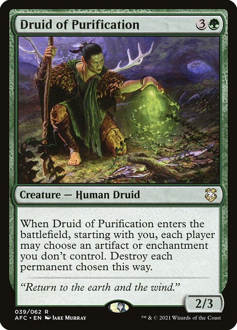 Druid of Purification (39) [Forgotten Realms Commander]