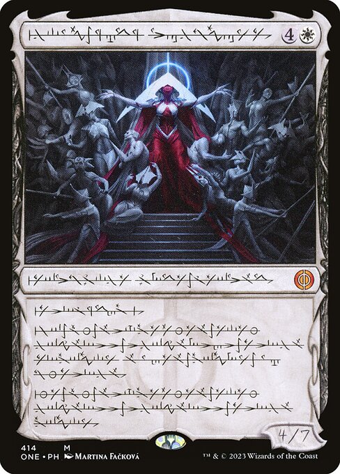 Elesh Norn, Mother of Machines (414) [Phyrexia: All Will Be One] [Showcase]