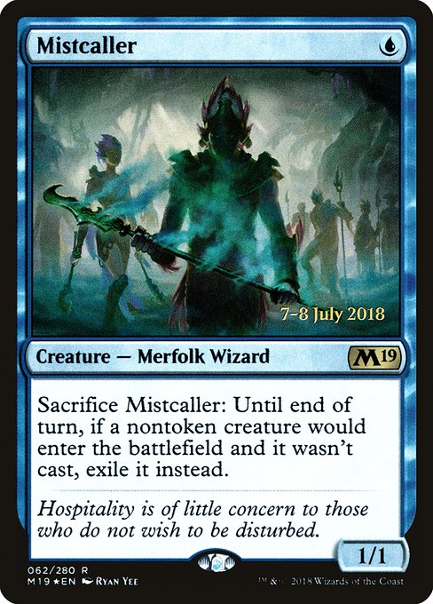 Mistcaller (62s) [Core Set 2019 Promos]