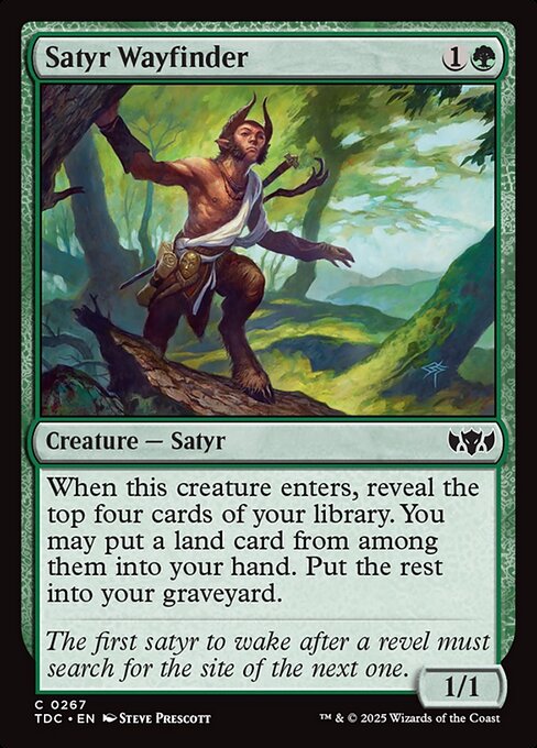 Satyr Wayfinder (267) [Tarkir: Dragonstorm Commander]