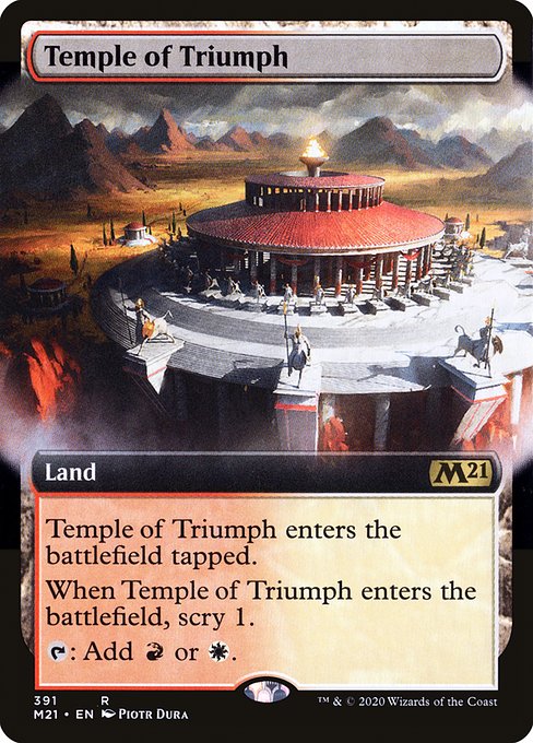 Temple of Triumph (391) [Core Set 2021] [Extended Art]