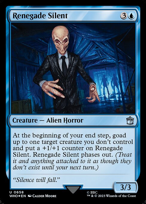 Renegade Silent (658) [Doctor Who]
