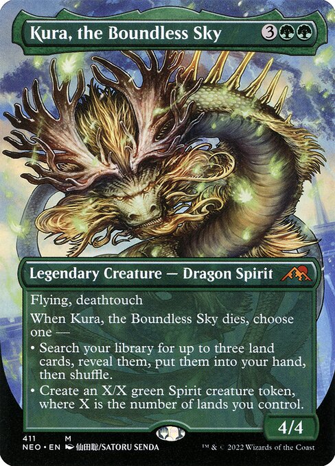Kura, the Boundless Sky (411) [Kamigawa: Neon Dynasty] [Borderless]