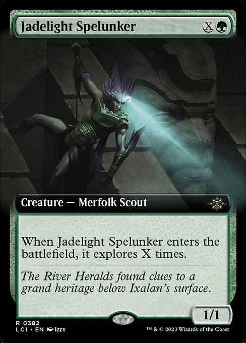 Jadelight Spelunker (382) [The Lost Caverns of Ixalan] [Extended Art]