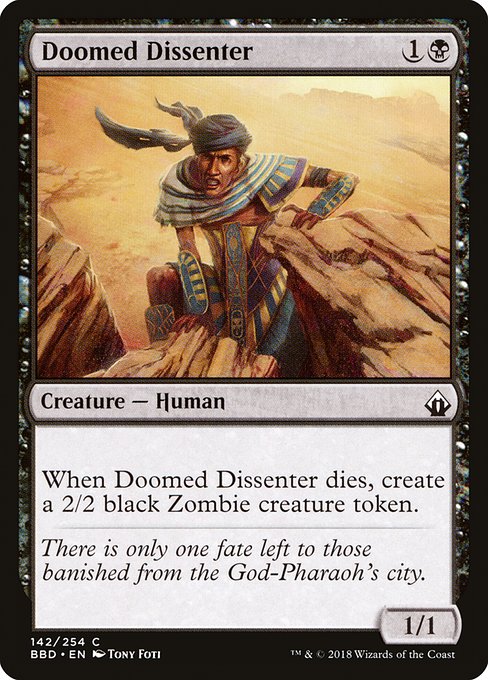 Doomed Dissenter (142) [Battlebond]