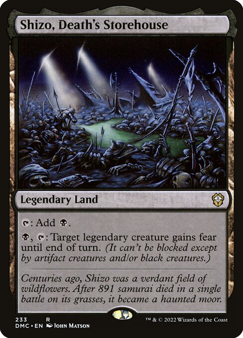 Shizo, Death's Storehouse (233) [Dominaria United Commander]