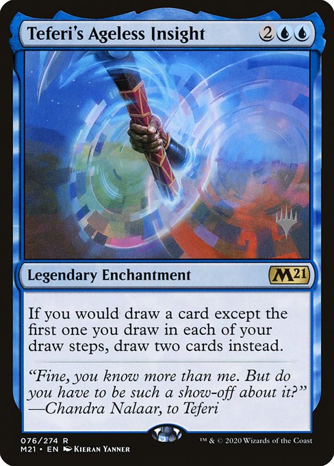 Teferi's Ageless Insight (76p) [Core Set 2021 Promos]