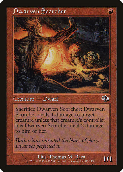 Dwarven Scorcher (86) [Judgment]
