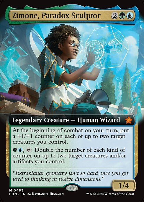 Zimone, Paradox Sculptor (483) [Foundations]