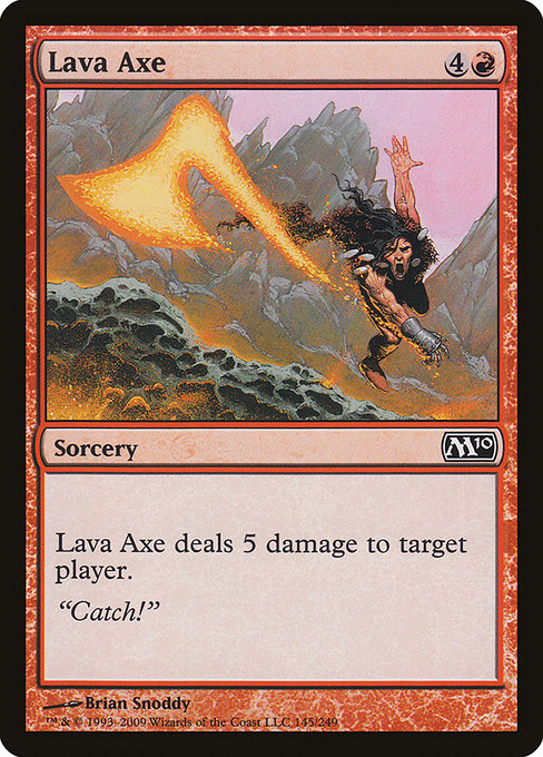 Lava Axe (145) [Magic 2010]