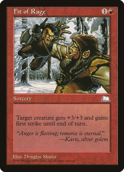 Fit of Rage (102) [Weatherlight]
