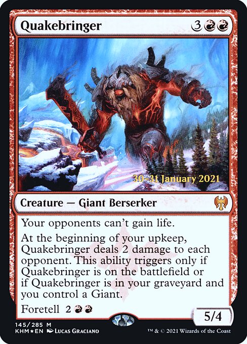 Quakebringer (145s) [Kaldheim Promos]