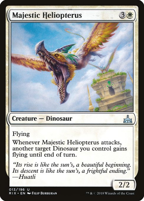 Majestic Heliopterus (13) [Rivals of Ixalan]