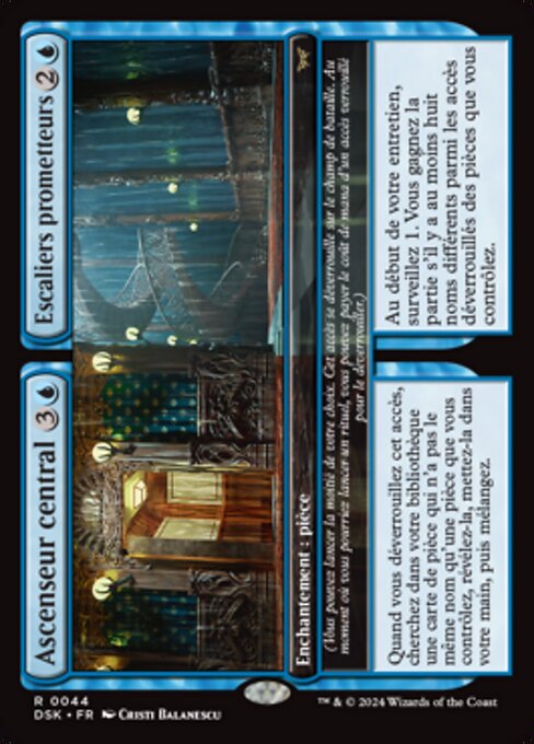 Central Elevator // Promising Stairs (44) [Duskmourn: House of Horror]