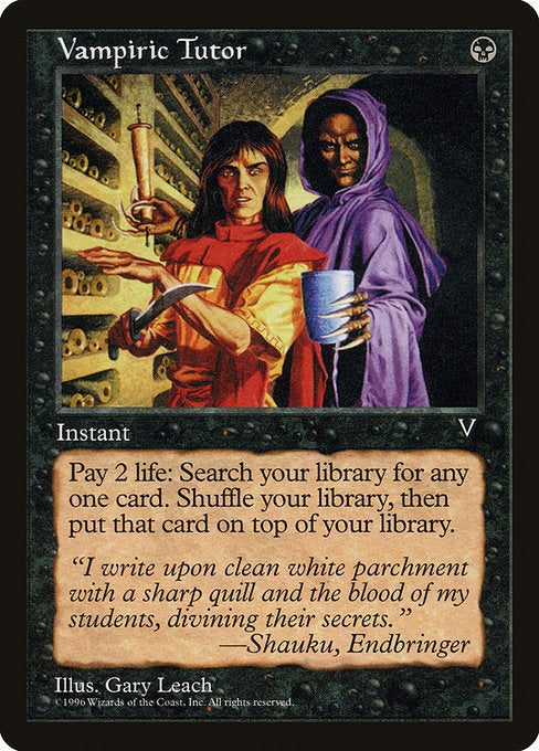 Vampiric Tutor (72) [Visions]