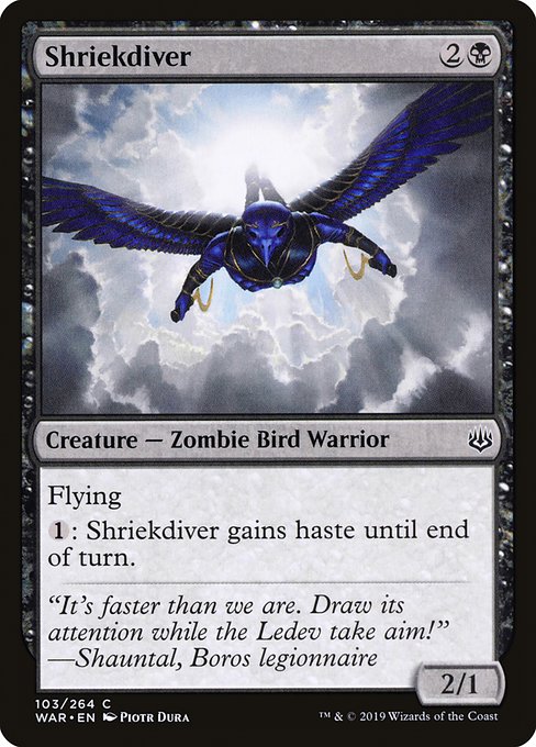 Shriekdiver (103) [War of the Spark]