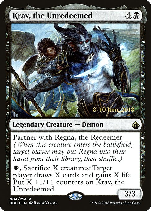 Krav, the Unredeemed (4s) [Battlebond Promos]