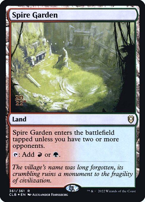 Spire Garden (361s) [Battle for Baldur's Gate Promos]
