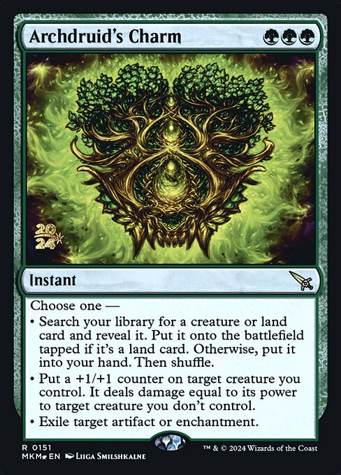Archdruid's Charm (151s) [Murders at Karlov Manor Promos]