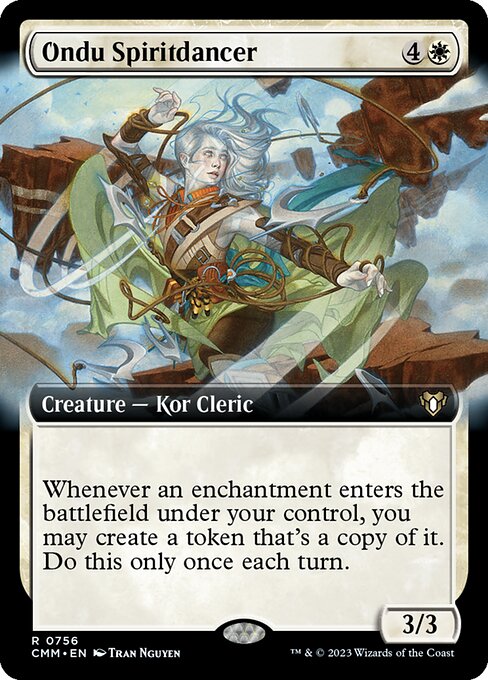 Ondu Spiritdancer (756) [Commander Masters] [Extended Art]