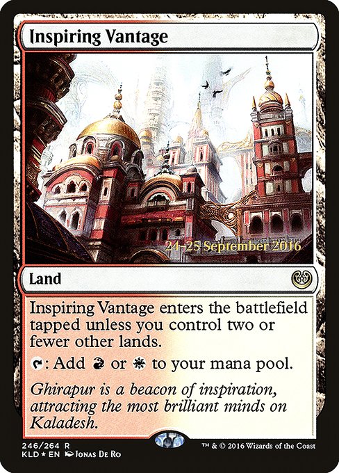 Inspiring Vantage (246s) [Kaladesh Promos]