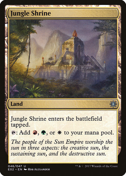 Jungle Shrine (46) [Explorers of Ixalan]