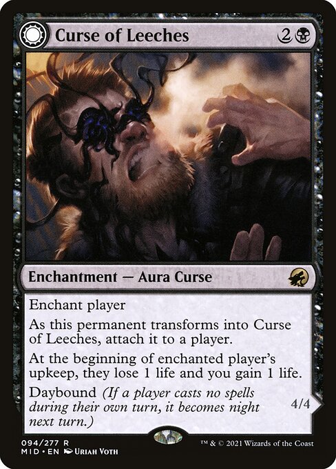 Curse of Leeches // Leeching Lurker (94) [Innistrad: Midnight Hunt]
