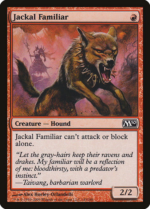 Jackal Familiar (143) [Magic 2010]