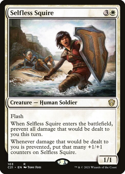 Selfless Squire (103) [Commander 2021]