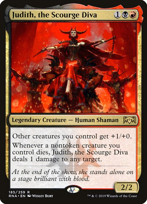 Judith, the Scourge Diva (185) [Ravnica Allegiance]