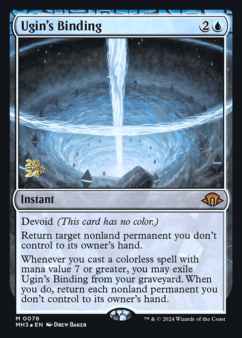 Ugin's Binding (76s) [Modern Horizons 3 Promos]