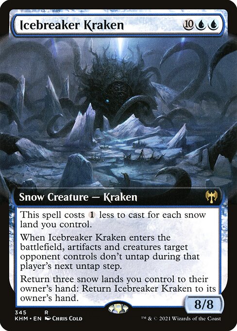 Icebreaker Kraken (345) [Kaldheim] [Extended Art]