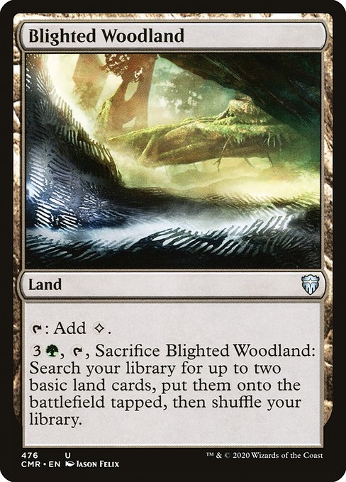 Blighted Woodland (476) [Commander Legends]