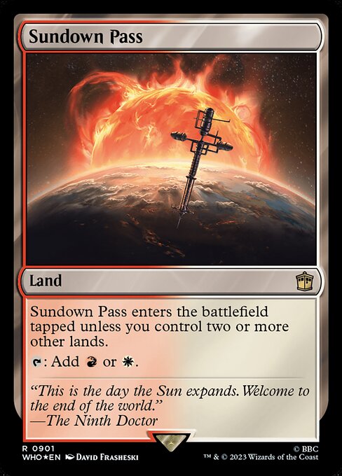 Sundown Pass (901) [Doctor Who]