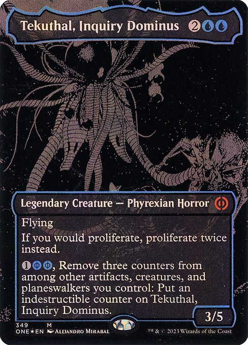 Tekuthal, Inquiry Dominus (349) [Phyrexia: All Will Be One] [Borderless]
