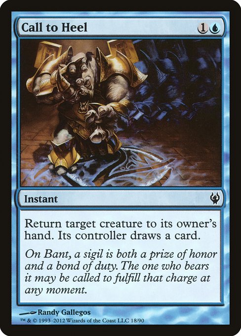 Call to Heel (18) [Duel Decks: Izzet vs. Golgari]