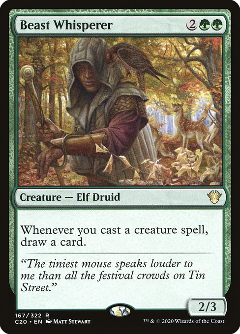 Beast Whisperer (167) [Commander 2020]