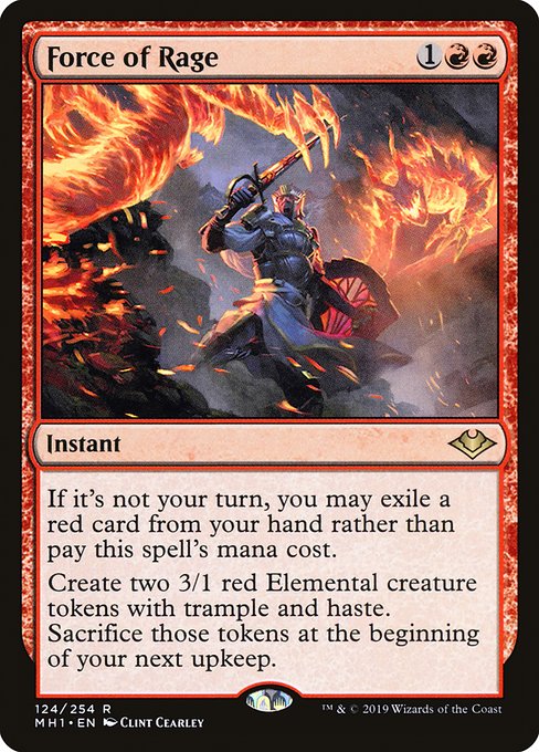 Force of Rage (124) [Modern Horizons]