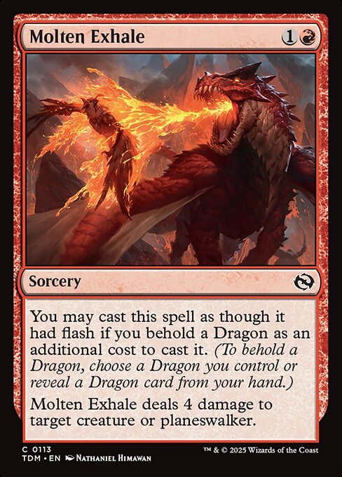 Molten Exhale (113) [Tarkir: Dragonstorm]