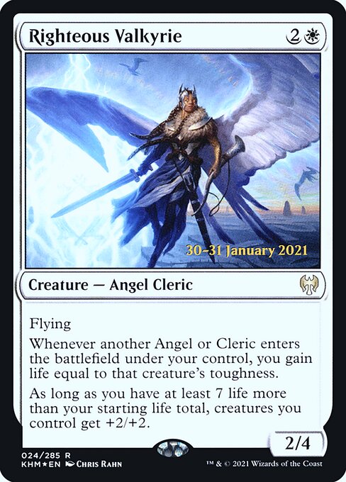 Righteous Valkyrie (24s) [Kaldheim Promos]
