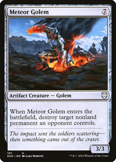 Meteor Golem (101) [Kaldheim Commander]